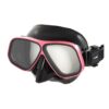 Apollo Bio Metal dive mask with peach frame and black skirt