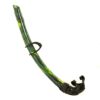 Huntmaster camouflage snorkel in green camouflage with black mouthpiece