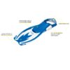 Cressi Rocks Kids Snorkelling Fins Australia