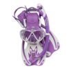 Cressi Rocks Pro Dry Snorkelling Set Lilac Australia