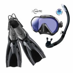 TUSA Zensee Pro Mask Snorkel Fins Bundle