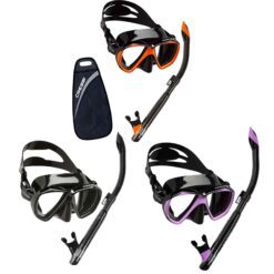 Cressi Ranger Mask And Tao Snorkel Sets