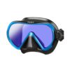 TUSA Ino Pro dive mask in Fishtail Blue with a black skirt
