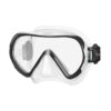 TUSA Ino dive mask in Black with a clear skirt