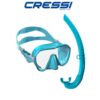 Cressi-Z2-Dive-Mask-Free-Snorkel-Set-Turquoise-Smal