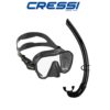 Cressi-Z2-Small-Dive-Mask-Free-Snorkel-Set Black