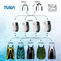 TUSA Hyflex System Custom Fins