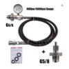 Compact Decanting Hose With Quick Disconnect And Gauge