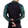 Spacefish Army Men's Hammerhead Hibiscus Rash Guard