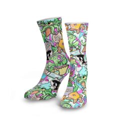 Spacefish Army Candy Octopus Dive Socks