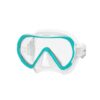 TUSA Ino dive mask in Mint with a clear skirt