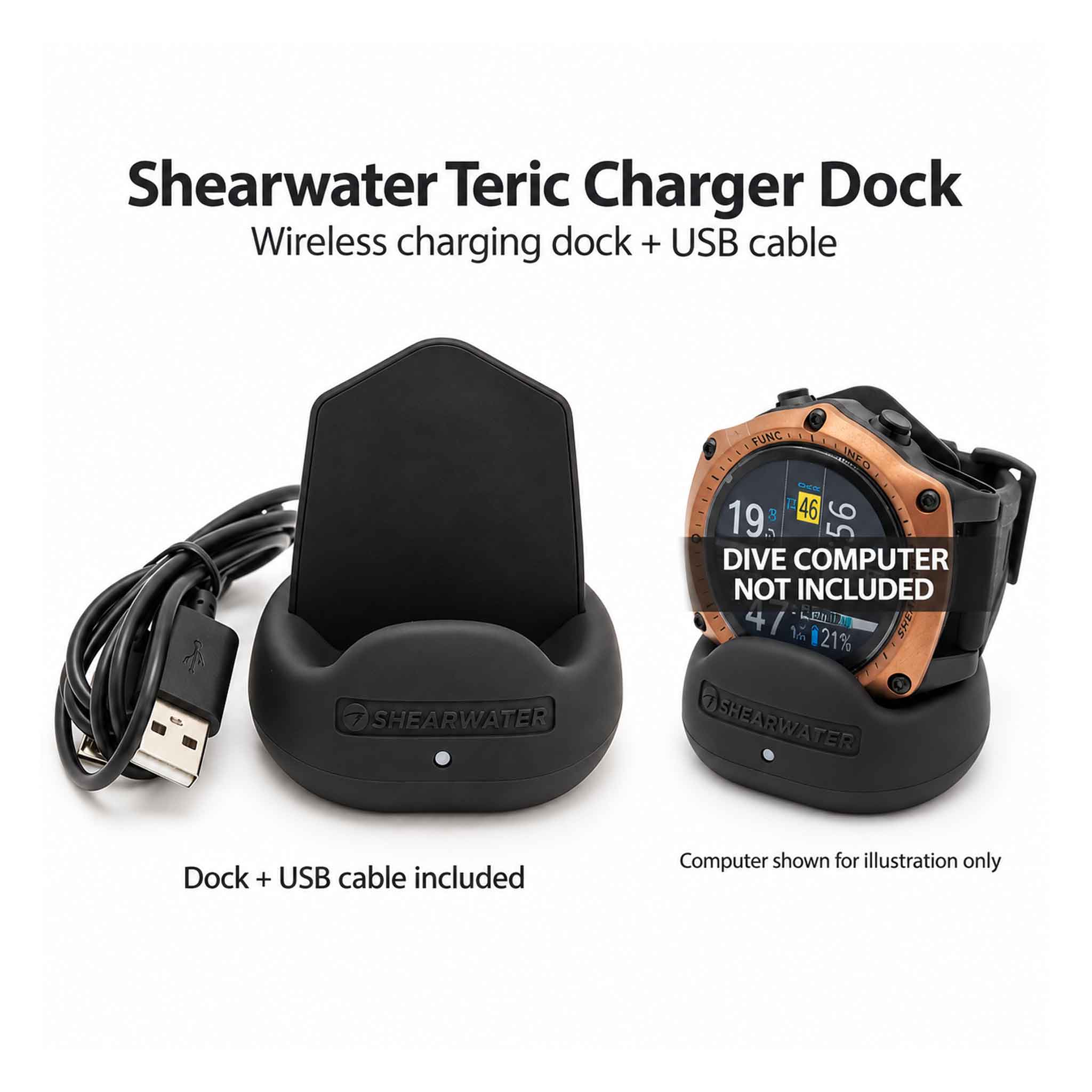 Shearwater Teric Charger Dock – Wireless