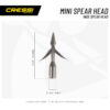 Cressi Mini Spear Head manufacturer dimensions chart