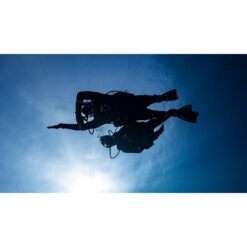 Scuba divers using a compass — official PADI Underwater Navigator course image