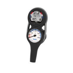 TUSA Element III SC-1301 console dive computer with analogue cylinder pressure gauge